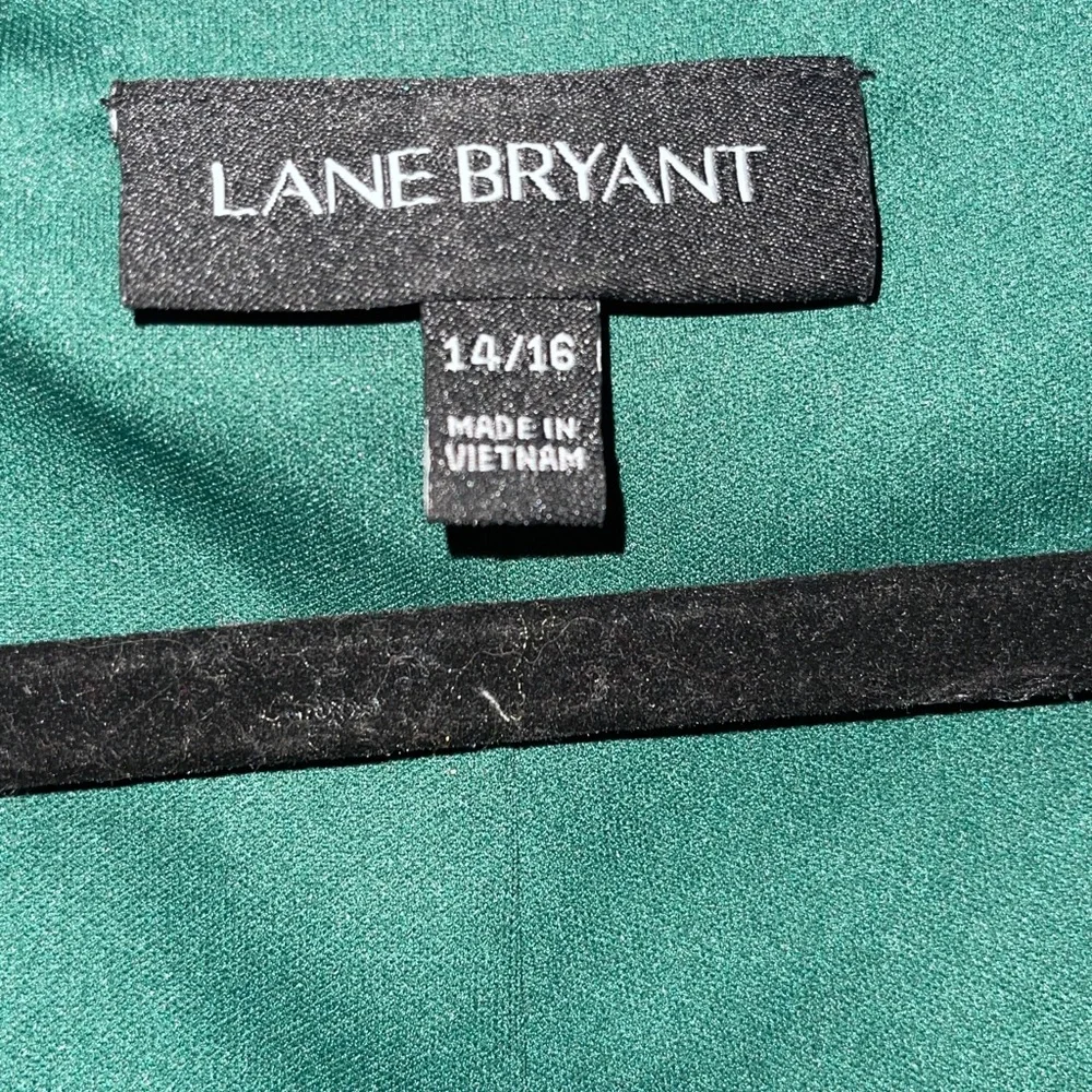 Lane Bryant  Velour Crossover Fit & Flare Dress 14/16 - Picture 7 of 10